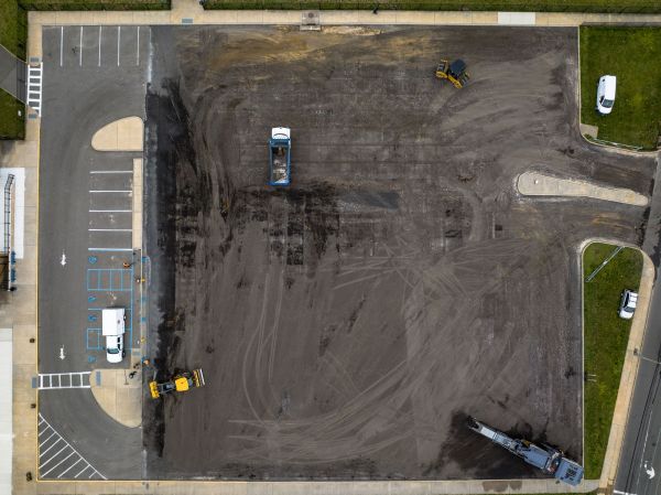 Parking Lot Excavation in Hagerstown